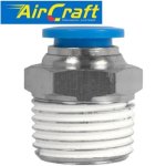 Pu Hose Fitting Straight Stud 10MM-1 2 M