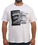 Mens Printed Eagle Camo Tee - 10XL White