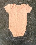 George Pink Floral Baby Grow Newborn