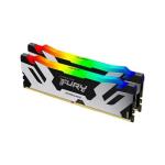 Kingston KF564C32RSAK2-64 Fury Renegade Rgb 64GB Kit 2 X 32GB DDR5 Dram 6400MHZ CL32 1.40V Silver Memory