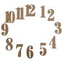 Clock Numbers 1-12 Laser Cut Supawood 90MM