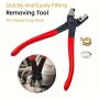 Car Hose Clamp Plier Oil Hose Crimping Plier With R-type Collar Hose Clip Clamp Pliers Water Pipe Clamp Caliper Car Repair Tool