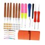 48 Pieces Dreadlock Crochet Hook Set Crochet Knitting Needle Tools For Hair