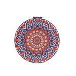 Kikkerland Mandala Pocket Mirrors - Teal & Orange