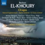Bechara El-khoury: Orages espaces-fragmentations ... Cd