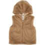 Made 4 Baby Girls Brown Faux Fur Gillet 0-3M