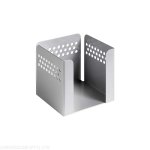 Paper Cube Perforated Range – Silver Metal – 804SI