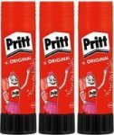 Pritt Glue Stick 22G 3PK