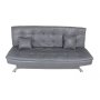 Torres Sleeper Couch - Sd Polynemo 100% Polyester - Light Grey