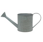 Ocean Thin Striped Tin Water Can 17X13 Cm