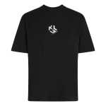 Regular-fit Monogram T-Shirt -black