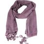 BlackBerry Blackcherry Square Scarf With Tassel Detail