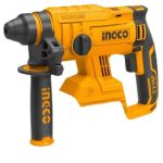 Ingco Rotary Hammer Drill 20V Cordless Tool Bag Drill Bits And Chisel