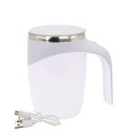 Stainless Steel Lazy Coffee Cup Automatic Magnetic Self Stirring Mug