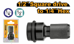 Adaptor 1 2 Sq To 1 4 Hex