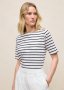 Stripe Boat Neck Tee