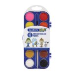Marlin Kids 12 Water Colours + Brush In Box Pack Of 12