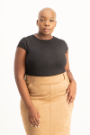 Mbali High-neck Bodysuit - Black - XL
