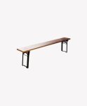 Bench Wooden With Metal Frame 2.1M