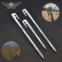 Almighty Eagle High Hardness Stainless Steel Tent Stakes Durable Floor Nails Ground Pegs With Storage Bag For Camping Traveling And Outdoor Use Available In