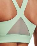 Women's Ua Smartform Rush Mid Sports Bra - Aqua Foam XS