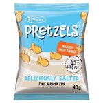 Pretzels Deliciously Salted Fish-shaped Fun Baked Snack 40G