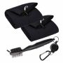Golf Towels Golf Towel With Brush Tool Kit With Club Groove Cleaner