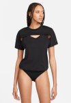 Nike W Nsw Tp Dfadv Ss Bdyst - Black & Anthra