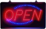 Lighting Will LED Neon Open Sign 16X 9 Ultra Bright Open Signs