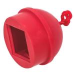 Red Plastic Holder For Billiard Chalk