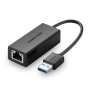 UGreen Usb-a Male To RJ45 Gigabit Ethernet Female Adapter BLACK20256