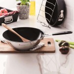 28CM Stainless Steel Wok