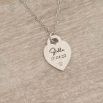 Amara Personalized Necklace Stainless Steel Size: 21MM On 45CM Chain Ready In 3 Days