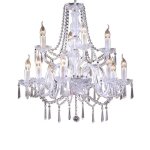Svetlana Metal And Crystal Chandelier Light
