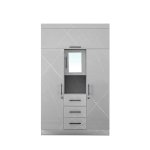 Modern 3 Door Wardrobe With Mirror MWRT3DF