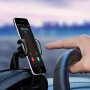 Versatile 360 Rotating Car Phone Holder - Secure Abs Grip For Iphone For Samsung & More Easy Setup Dashboard & Air Vent Mount