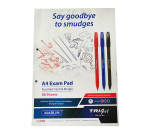 80L A4 Exam Pads - Punched