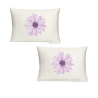 Purple Flower 2 Twin Standard Pillow Cases