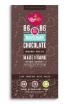 Chocolate - Sugar-free - Cacao Nib & Rock Salt - 80G - Dark With Cacao Nib & Rock Salt
