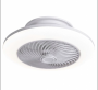 Modern Space Saving LED Ceiling Fan With Remote - White