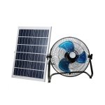 12-INCH Rechargeable SOLAR FAN 10W Solar Panel JG20375108