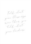 Quote 8 Art Print