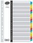 Bantex B6233 A4 Mylar Tabbed Indexes A-z Assorted