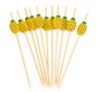 100 Piece Pineapple Cocktail Picks - Bamboo Food Skewer Picks
