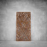 Wall Art D046 - 2000 X 1000 X 20 Indoor Rust Coat Warm White
