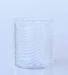 Wavy Herbal Votive 9X8CM