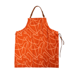Squiggle Apron With Fabric Straps