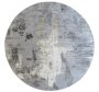 Bk Carpets & Rugs Modern Abstract Round Rug Beige Grey & White - 2M X 2M