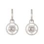 Grace Detachable Aquamarine Hoop Earrings