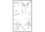 1 Piece - Muse-inspired Temporary Tattoo Pack - Black